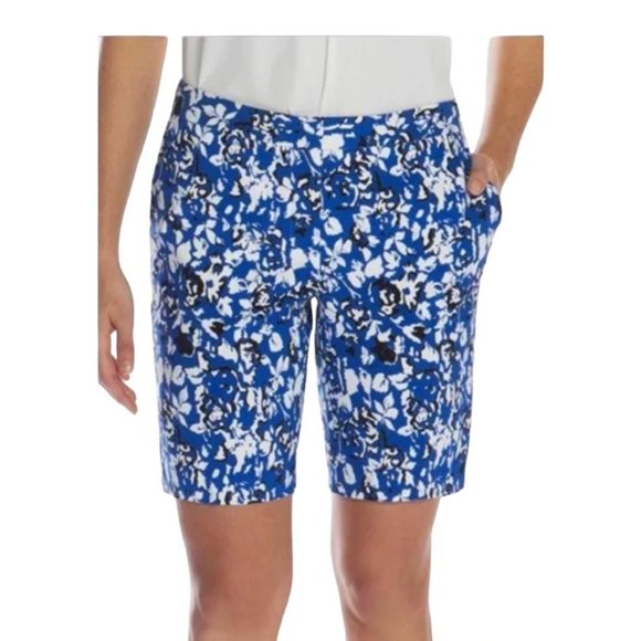 ❤️Mario Serrani Italy Shorts has Comfort stretch Fabric Tummy control. Inseam9" - Picture 2 of 5